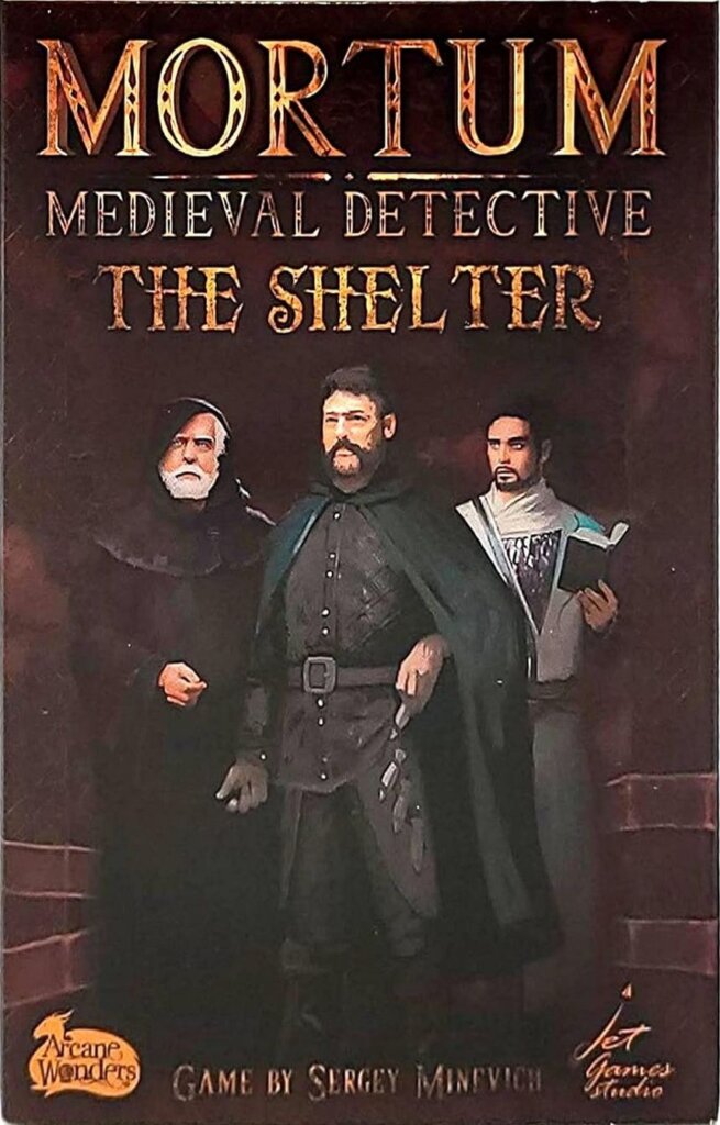 Mortum: Medieval Detective – The Shelter board game cover