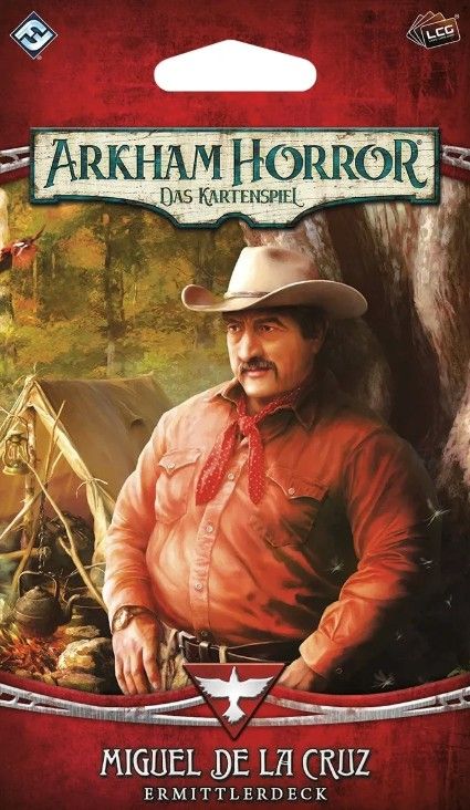 Arkham Horror: The Card Game – Miguel de la Cruz Investigator Deck board game cover