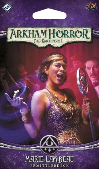 Arkham Horror: The Card Game – Marie Lambeau Investigator Deck board game cover