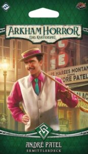 Arkham Horror: The Card Game – André Patel Investigator Deck board game cover