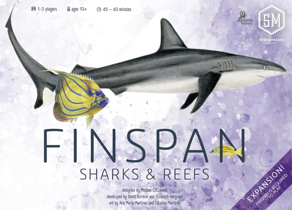 Finspan: Sharks & Reefs board game cover