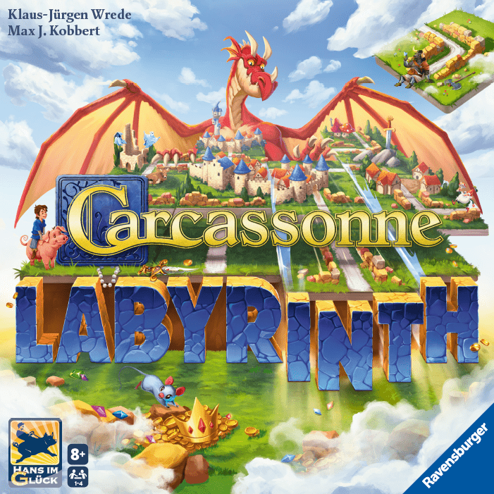 Carcassonne Labyrinth board game cover