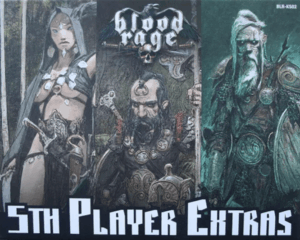 Blood Rage: 5th Player Extras – Kickstarter Exclusives board game cover