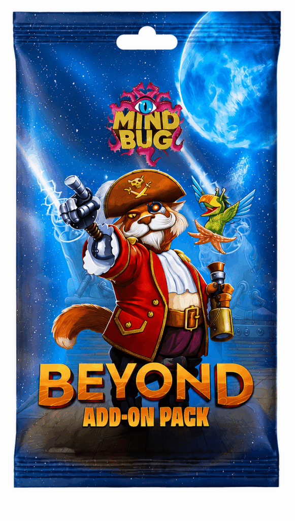 Mindbug: Beyond – Add-On Pack board game cover