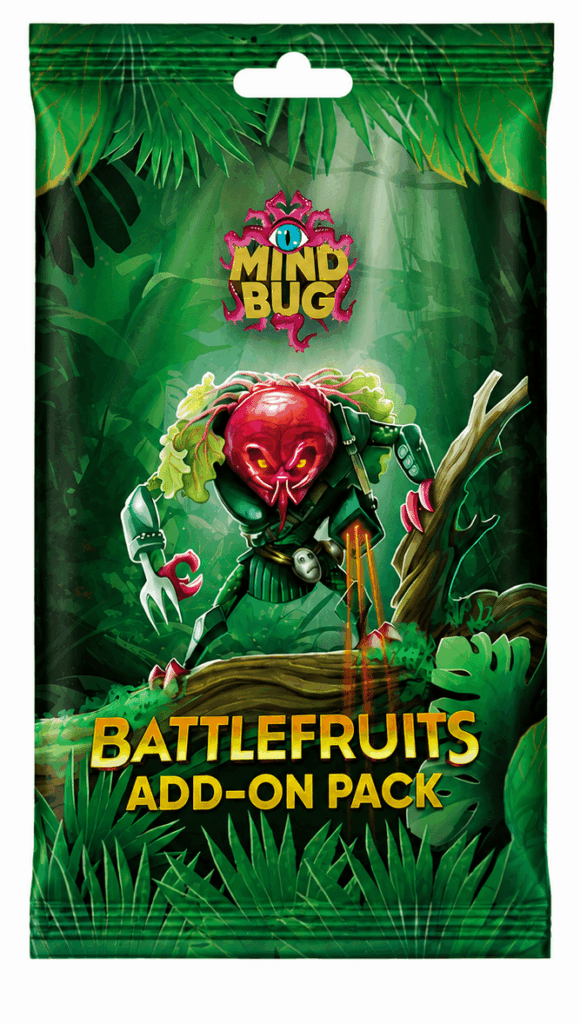 Mindbug: Battlefruits Add-on Pack board game cover
