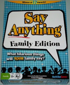 Say Anything Family Edition board game cover