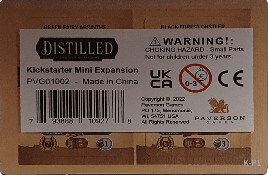 Distilled: Promo Pack 1 board game cover