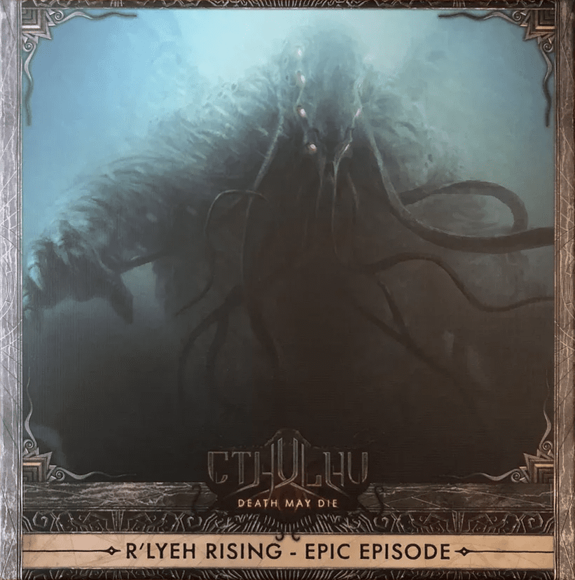 Cthulhu: Death May Die – R’lyeh Rising board game cover