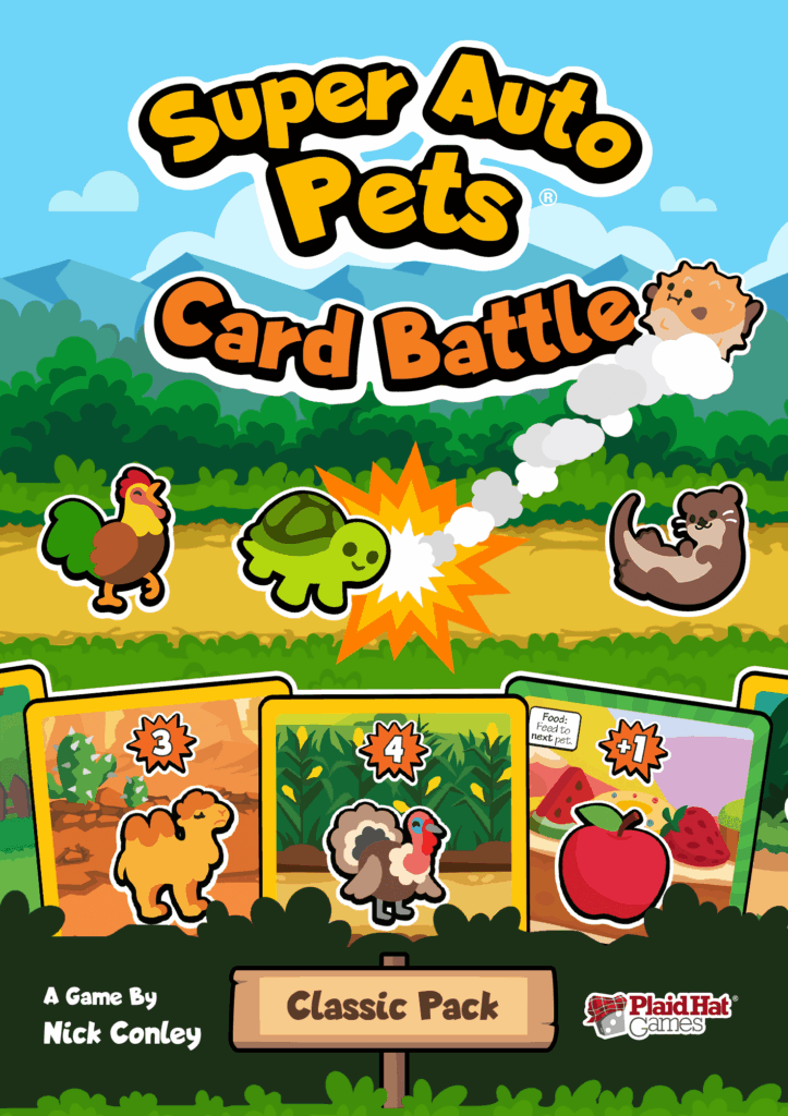 Super Auto Pets Card Battle: Classic Pack board game cover