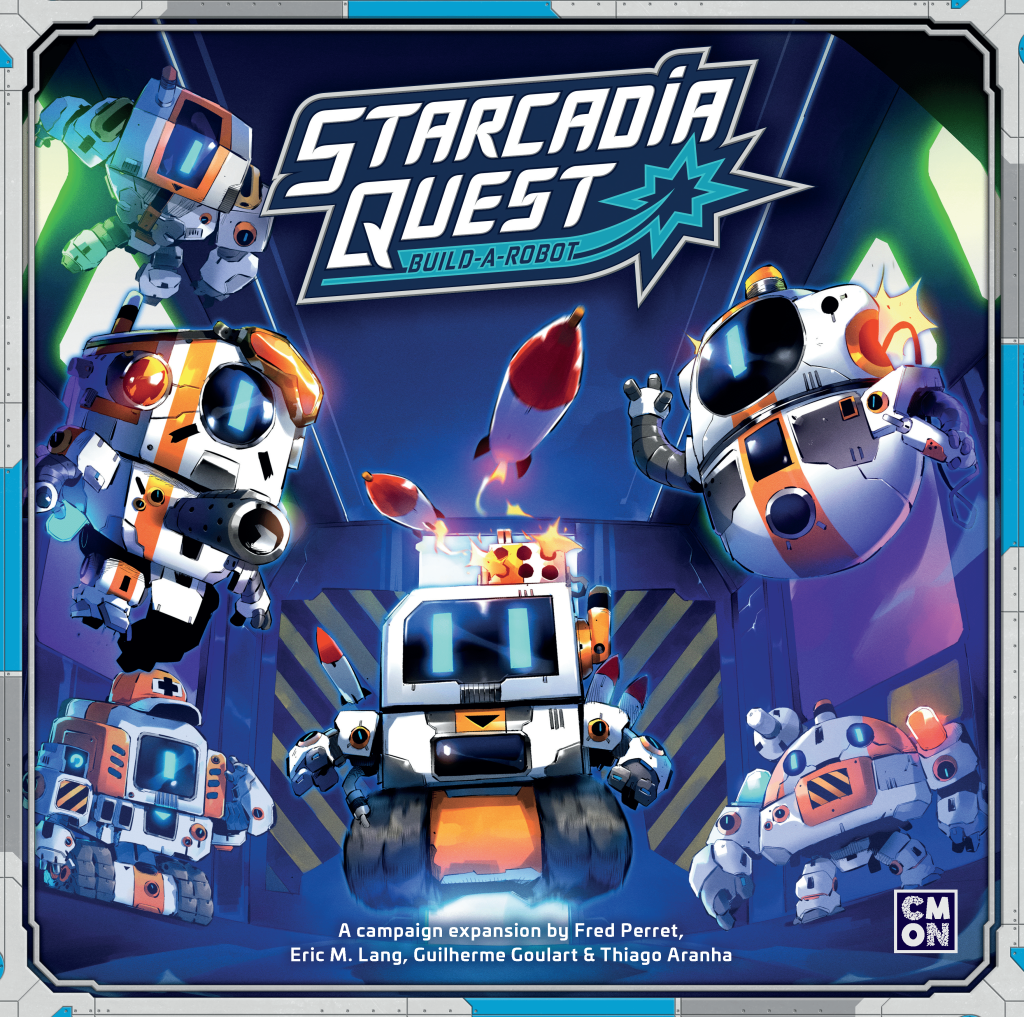 Starcadia Quest: Build-a-Robot board game cover
