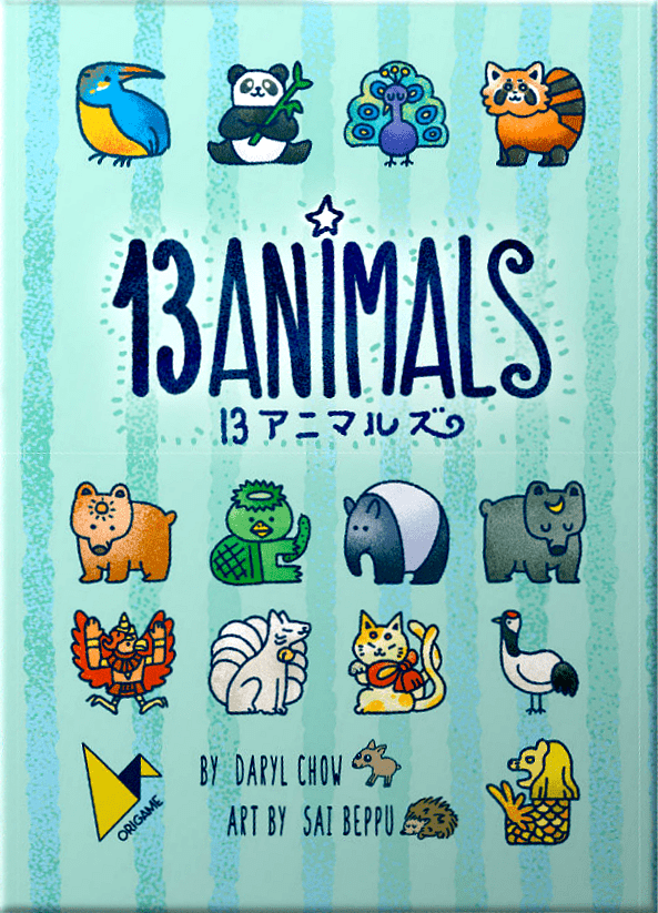 13 Animals board game cover