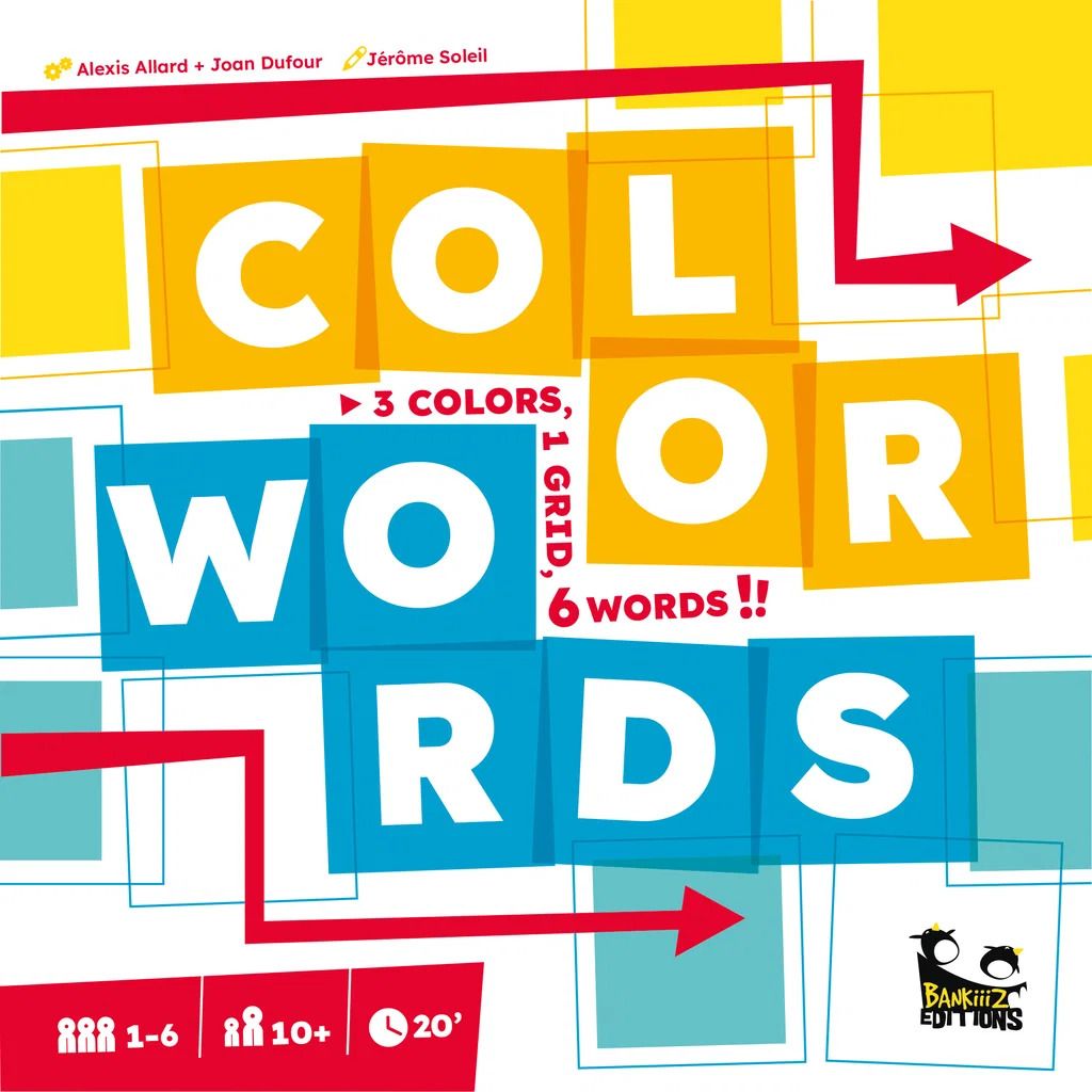 Color Words board game cover