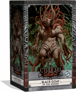 Cthulhu: Death May Die – Black Goat of the Woods board game cover