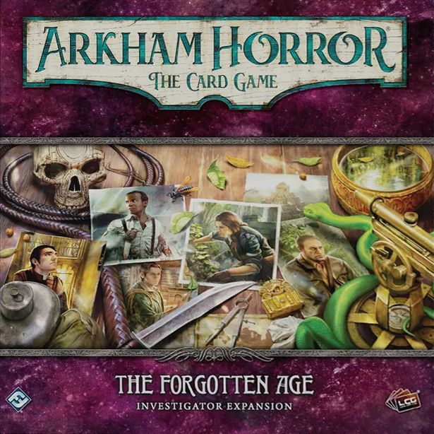 Arkham Horror: The Card Game – The Forgotten Age: Investigator Expansion board game cover