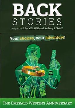 Backstories: The Emerald Wedding Anniversary board game cover