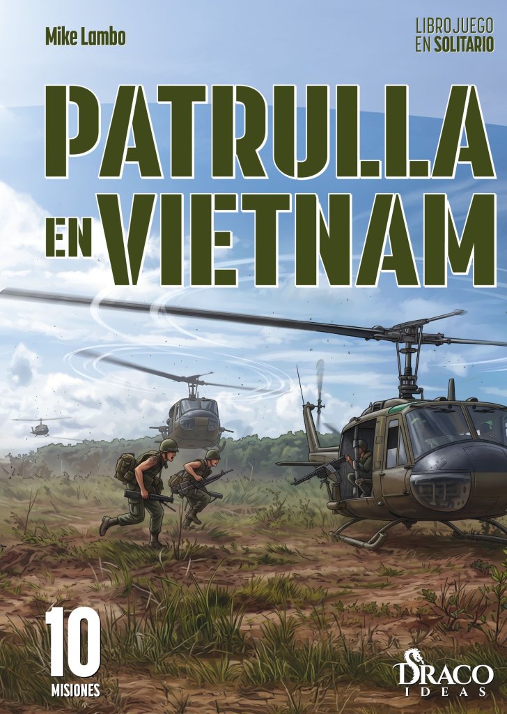 Long Range Recon Patrol: A Solitaire Wargame board game cover