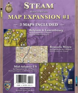 Steam: Map Expansion #1 board game cover