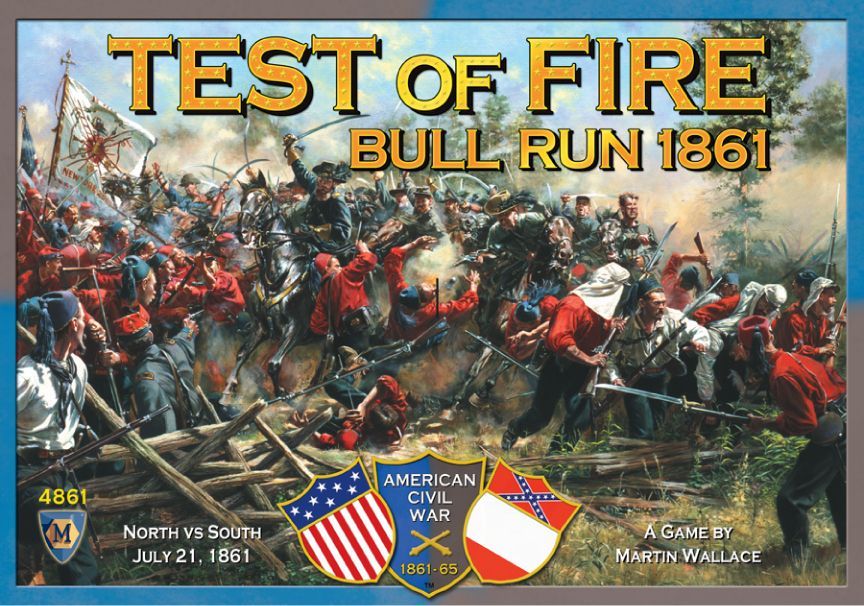 Test of Fire: Bull Run 1861 board game cover