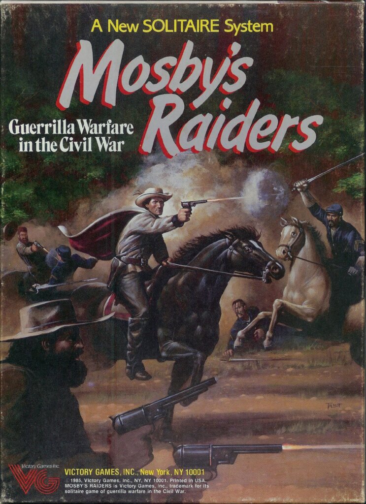 Mosby’s Raiders: Guerilla Warfare in the Civil War board game cover