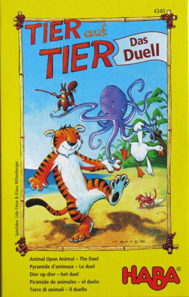 Tier auf Tier: Das Duell board game cover