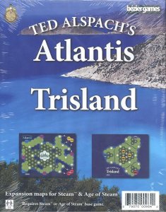Age of Steam Expansion: Atlantis & Trisland board game cover