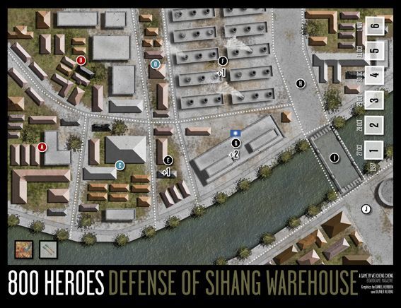 800 Heroes: Defense of Sihang Warehouse board game cover