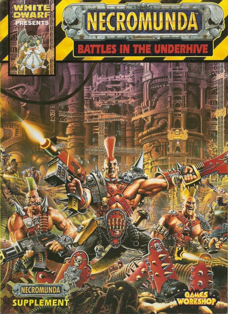 Necromunda: Battles in the Underhive board game cover