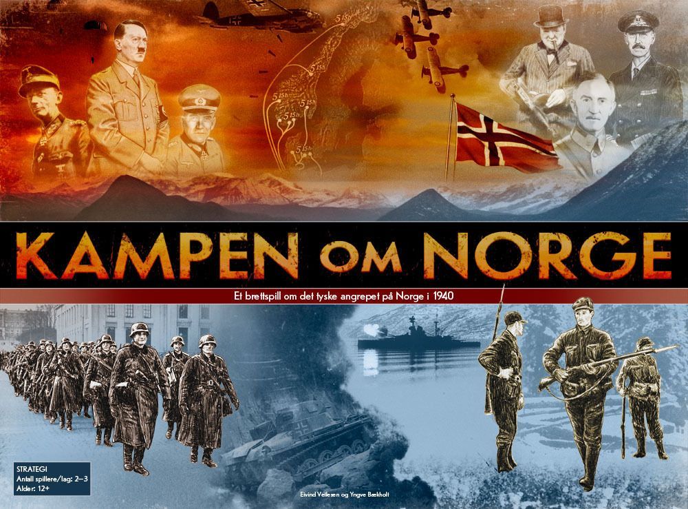 Kampen om Norge board game cover