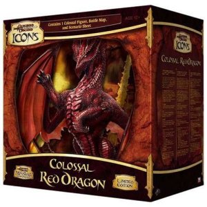 D&D Miniatures Icons: Colossal Red Dragon board game cover