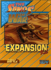 The Sands of War: Expansion Kit board game cover