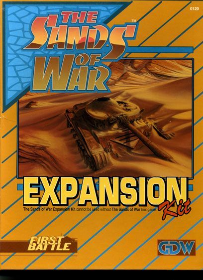 The Sands of War: Expansion Kit board game cover