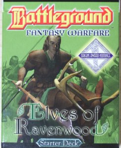Battleground Fantasy Warfare: Elves of Ravenwood board game cover