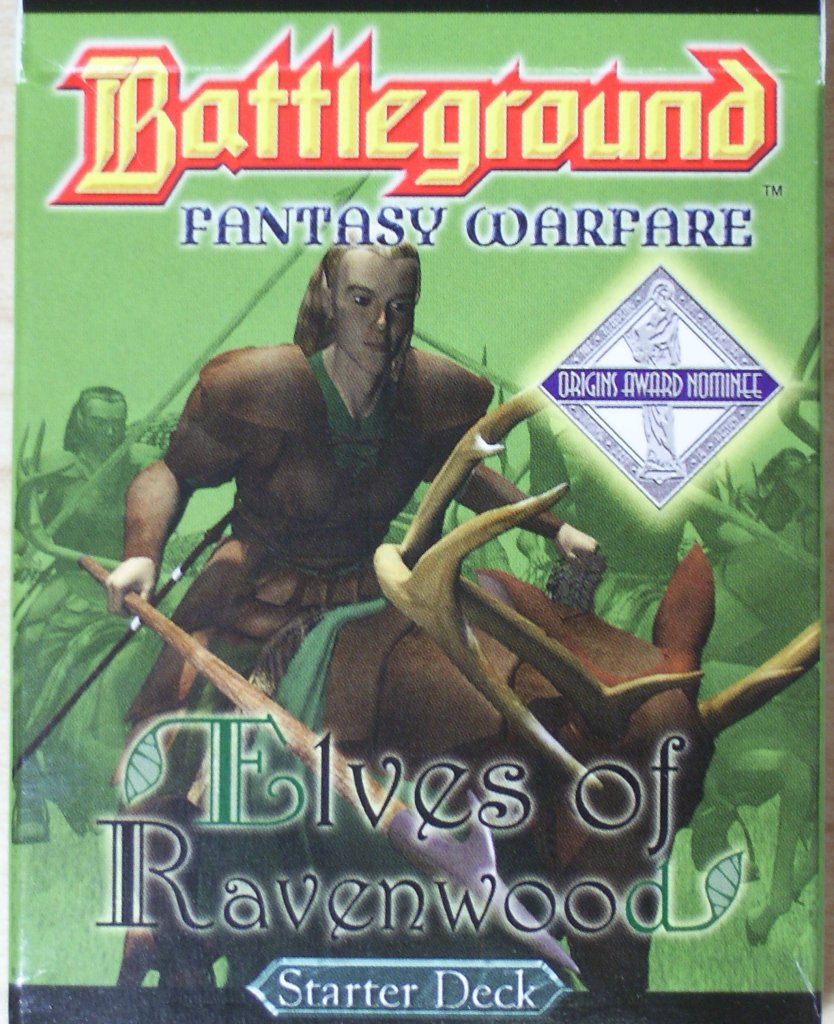 Battleground Fantasy Warfare: Elves of Ravenwood board game cover