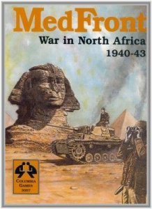 MedFront: War in North Africa 1940-43 board game cover