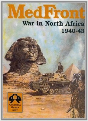 MedFront: War in North Africa 1940-43 board game cover