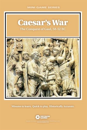 Caesar’s War: The Conquest of Gaul, 58-52 BC board game cover