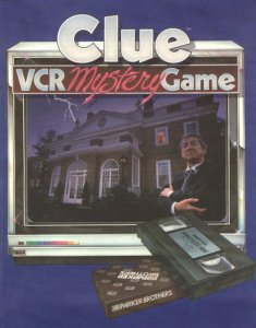 Clue VCR Mystery Game board game cover