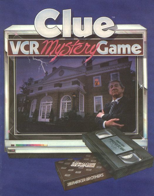 Clue VCR Mystery Game board game cover