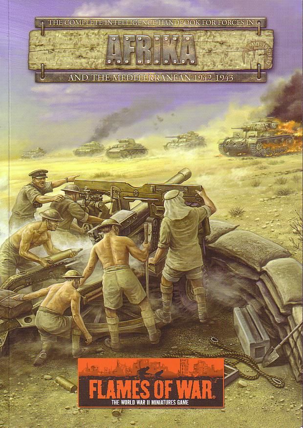 Flames of War: Afrika board game cover