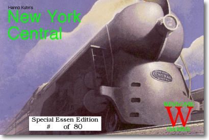 New York Central board game cover