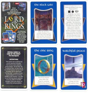 Lord of the Rings: Special Cards Promo Pack board game cover