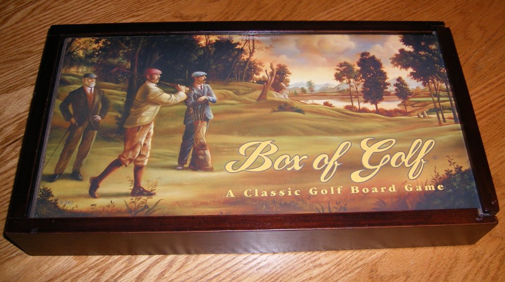 Box of Golf: A Classic Golf Board Game board game cover