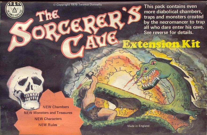 The Sorcerer’s Cave Extension Kit board game cover