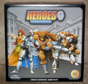 Heroes Incorporated board game cover