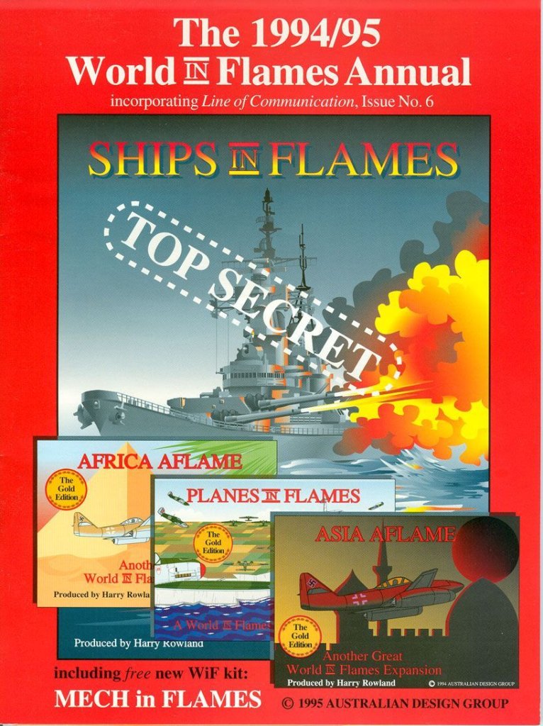 Mech In Flames board game cover