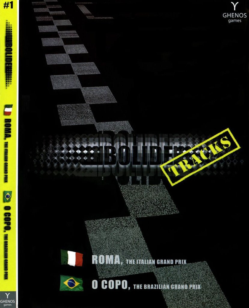Bolide Tracks #1: Roma (Italy) and O Copo (Brazil) board game cover