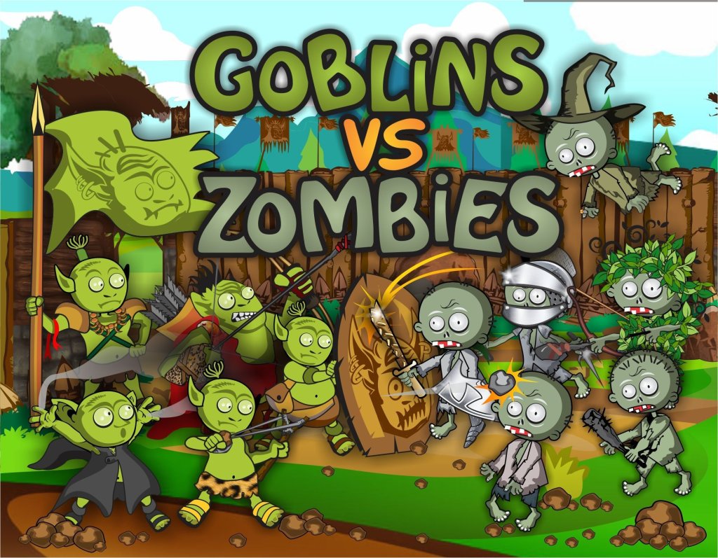 Goblins vs Zombies board game cover