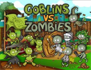 Goblins vs Zombies board game cover