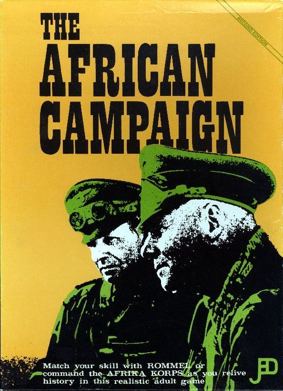 The African Campaign board game cover