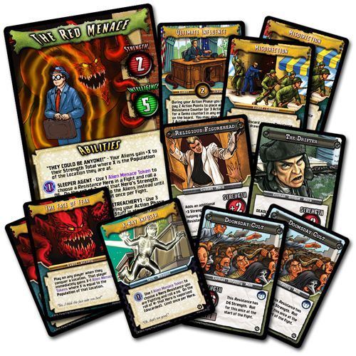 Conquest of Planet Earth: ‘The Red Menace’ Supplement board game cover